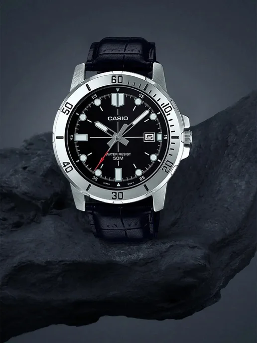 Casio Часы Collection MTP-VD01L-1E, серый, фото 4