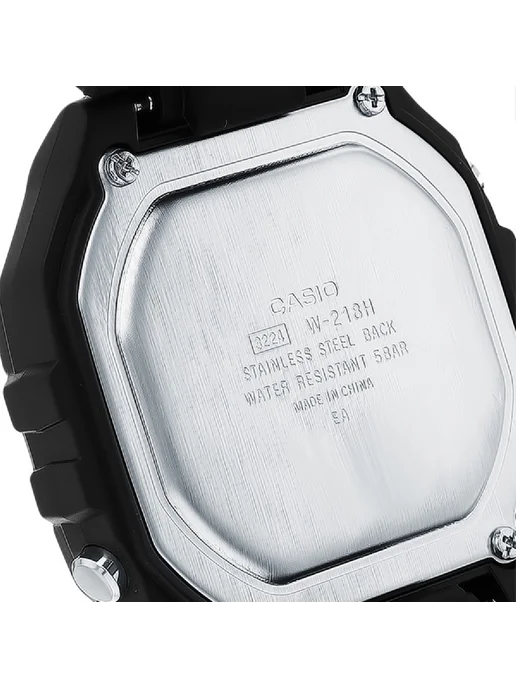 Casio Часы Collection W-218H-1A, черный, фото 5