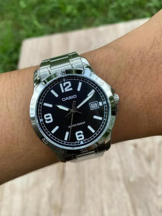 Casio Часы Collection MTP-V004D-1B2, серый, фото 4