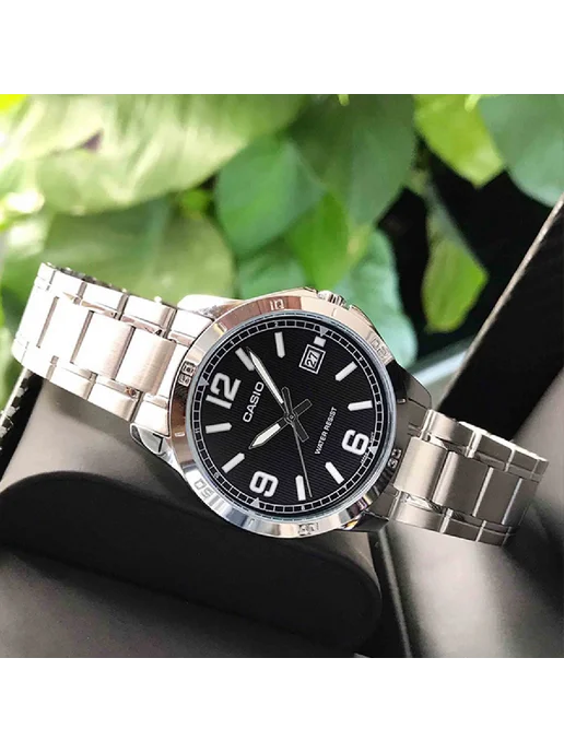 Casio Часы Collection MTP-V004D-1B2, серый, фото 5