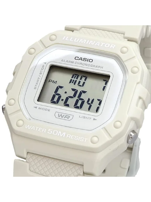 Casio Часы Collection W-218HC-8A, бежевый, фото 8
