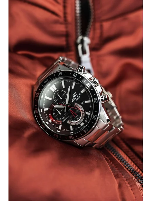 Casio Часы Edifice EFV-620D-1A4, черный, фото 5