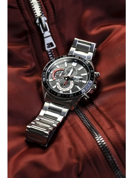 Casio Часы Edifice EFV-620D-1A4, черный, фото 6