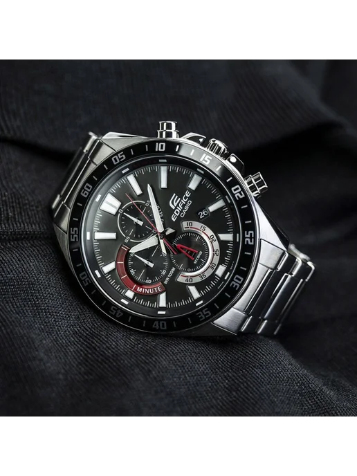 Casio Часы Edifice EFV-620D-1A4, черный, фото 7