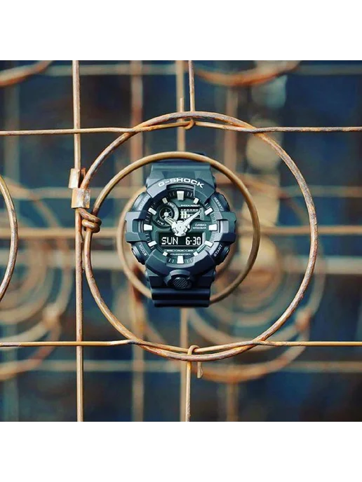 Casio Часы G-Shock GA-700-1B, черный, фото 4
