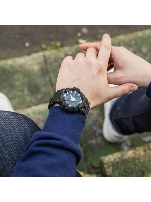 Casio Часы G-Shock GA-700-1B, черный, фото 5