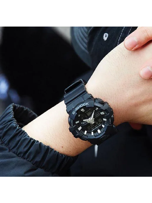 Casio Часы G-Shock GA-700-1B, черный, фото 6