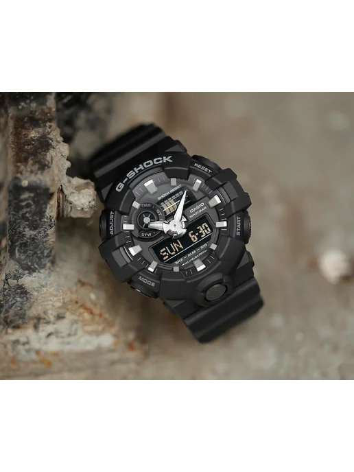Casio Часы G-Shock GA-700-1B, черный, фото 7