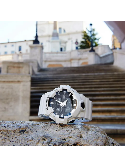 Casio Часы G-Shock GA-700-7A, белый, фото 6