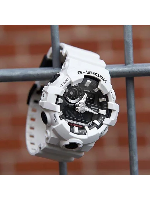 Casio Часы G-Shock GA-700-7A, белый, фото 7