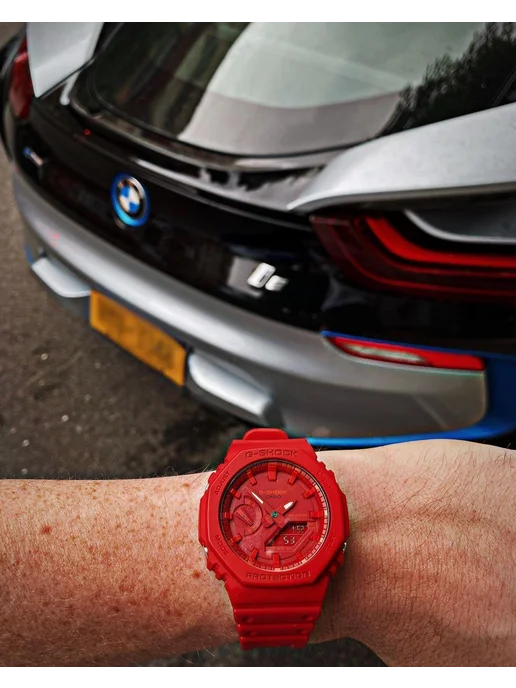 Casio Часы G-Shock GA-2100-4A, красный, фото 4