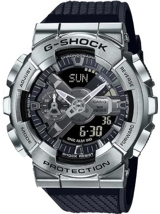 Casio Часы G-Shock GM-110-1A, черный, фото 2