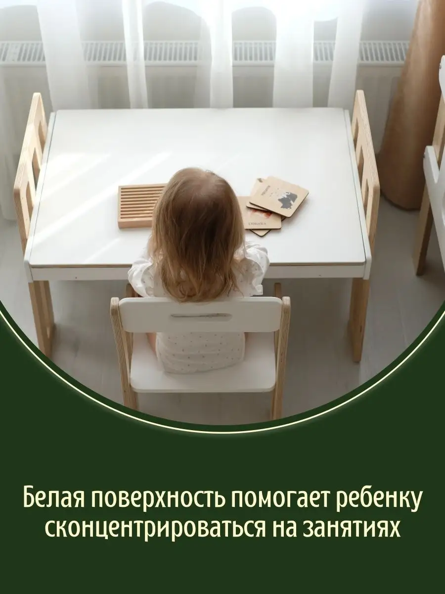 Растущий детский стол - с грифельной доской Limoni-kids 75470411 купить за  10 061 ₽ в интернет-магазине Wildberries