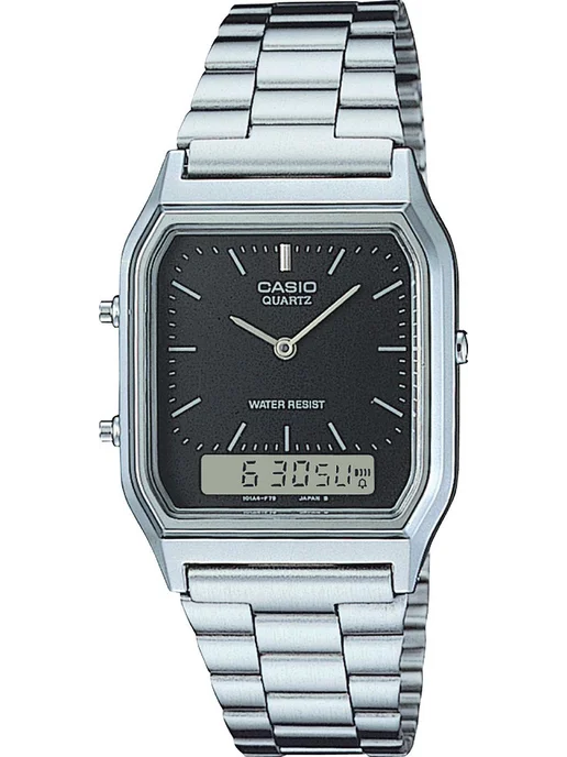 Casio Часы Vintage AQ-230A-1D, серый, фото 2