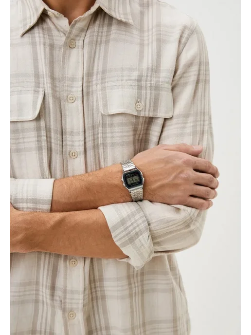 Casio Часы Vintage A-159W-N1, серый, фото 4