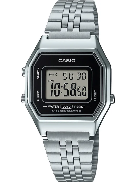 Casio Часы Vintage LA-680WA-1E, серый, фото 2
