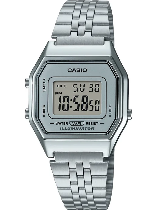 Casio Часы Vintage LA-680WEA-7E, серый, фото 2