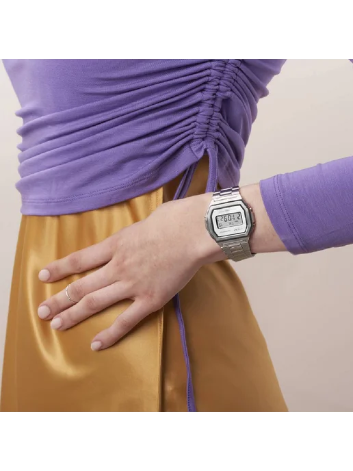 Casio Часы Vintage LA-680WEA-7E, серый, фото 6