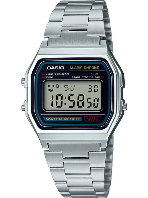 Casio Часы Vintage A-158WA-1, серый, фото 2