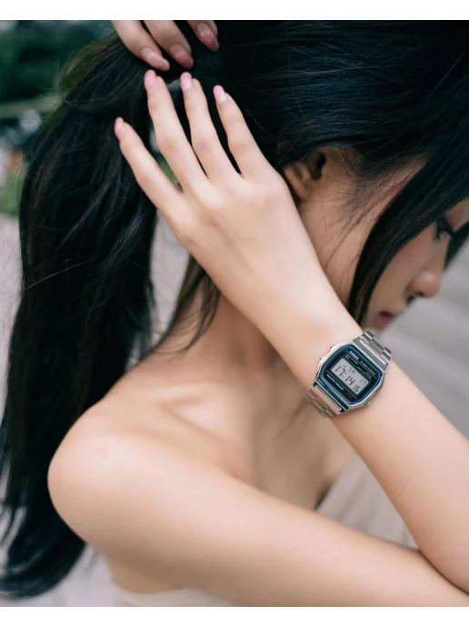 Casio Часы Vintage A-158WA-1, серый, фото 6