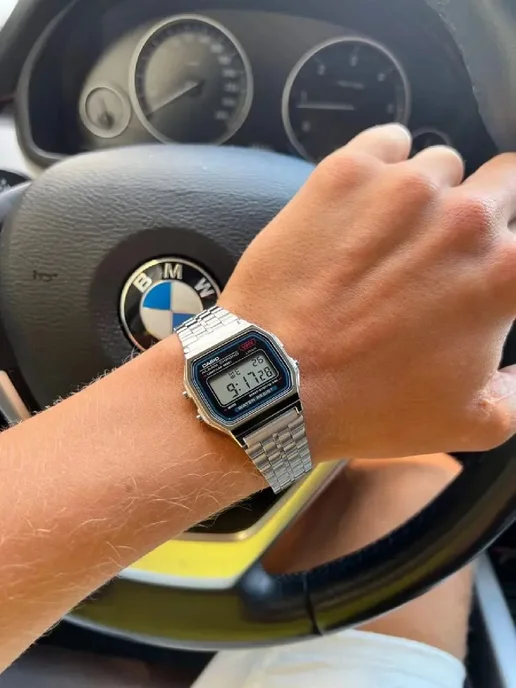 Casio Часы Vintage A-159WA-N1, серый, фото 4
