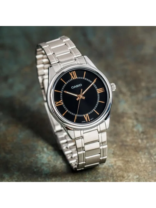 Casio Часы Collection MTP-V005D-1B5, серый, фото 4