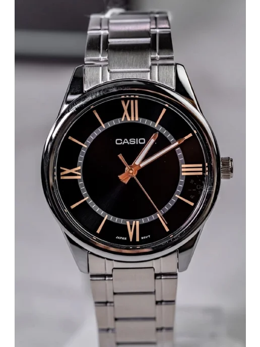 Casio Часы Collection MTP-V005D-1B5, серый, фото 5