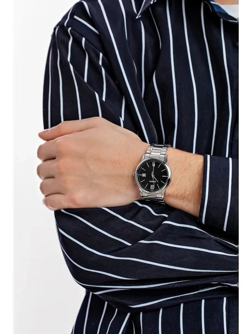 Casio Часы Collection MTP-V002D-1B3, серый, фото 6
