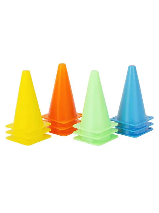 стром Конус 10 см фишка разметочная высота 12шт спортинвентарь, 12 шт, фото 5