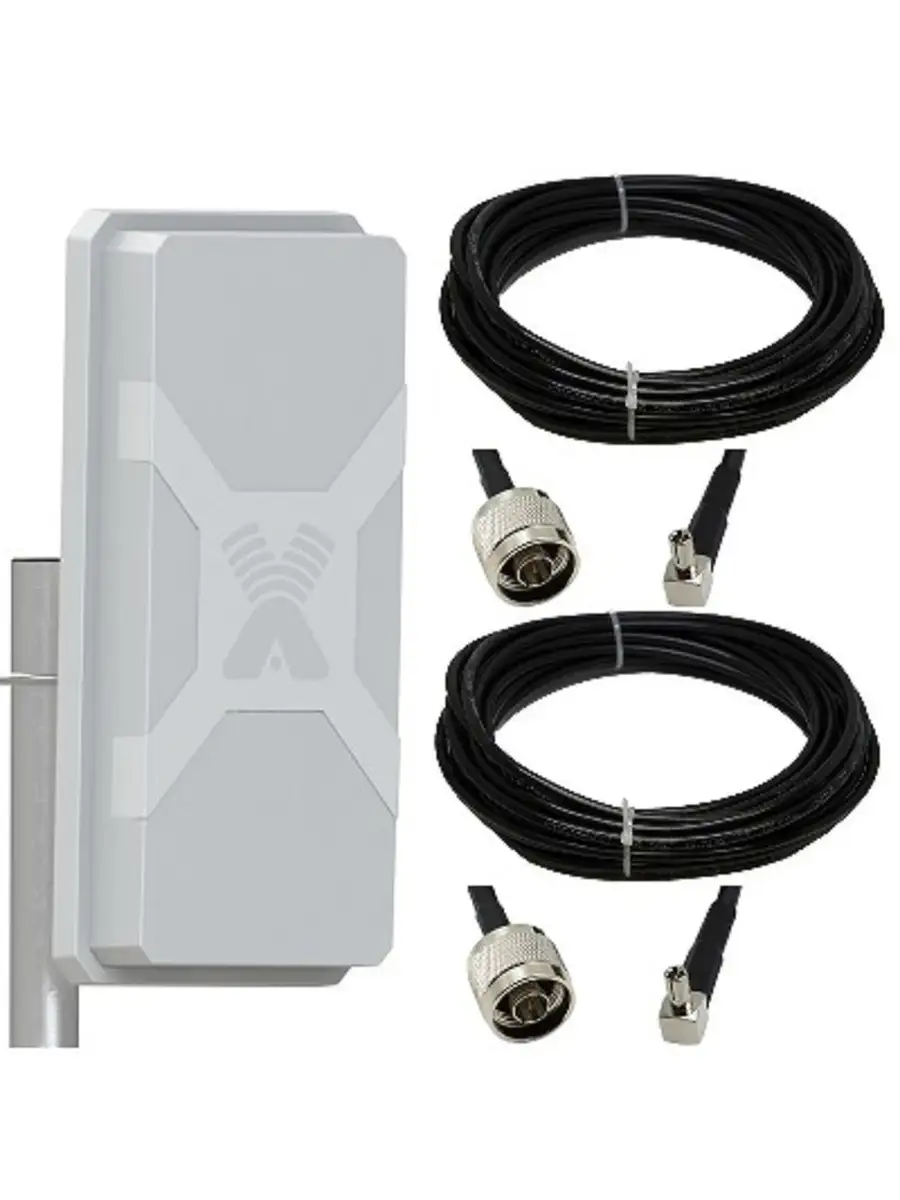 NITSA-5 MIMO 2x2 Антенна 4G 3G с 2-мя кабелями 5М разъем TS9