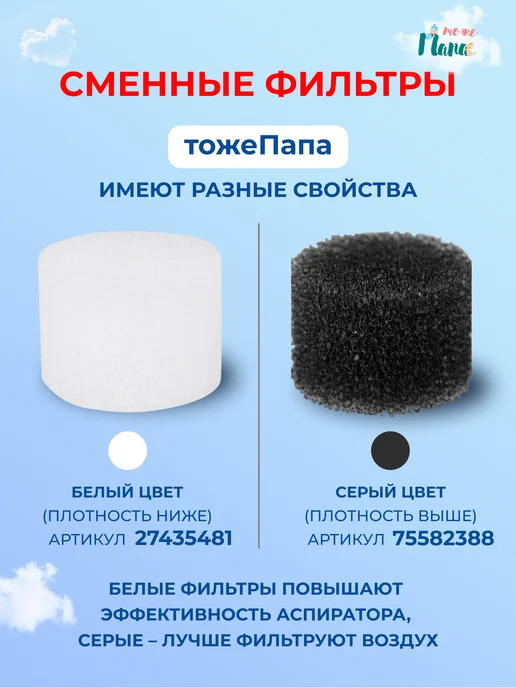 тожеПапа Сменные фильтры для соплеотсасывателя 64 шт + ростомер, 64 шт, фото 8