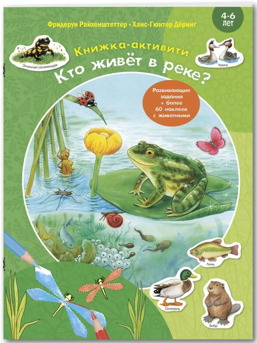Кто живёт в реке? Развивающие задания