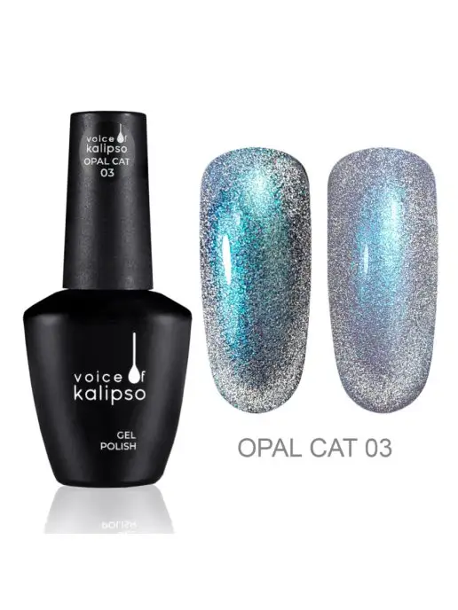 VOICE OF KALIPSO Гель-лак для ногтей кошачий глаз opal 03, 10 мл, 10 мл