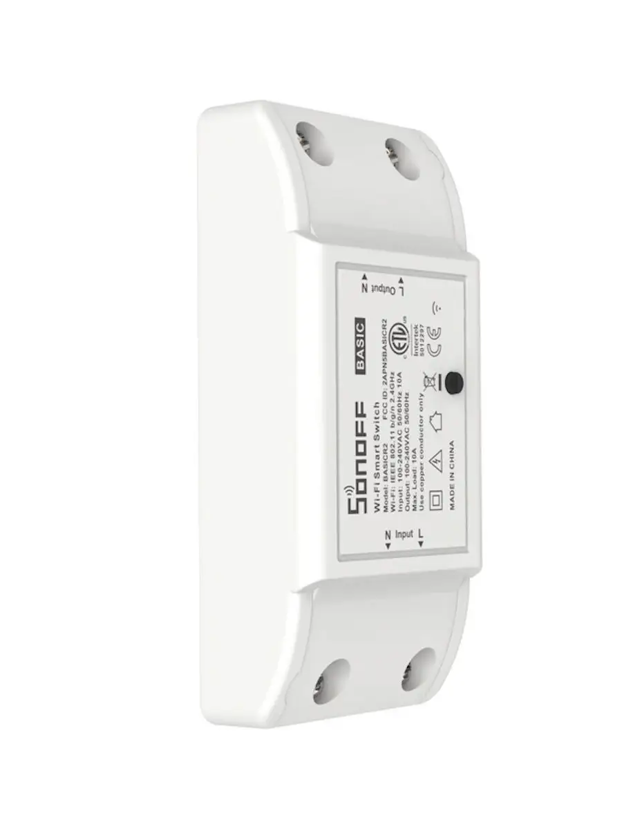 WiFi реле SONOFF BASIC R2 10 ампер Sonoff 75622719 купить за 480 ₽ в  интернет-магазине Wildberries