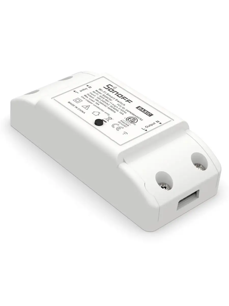 WiFi реле SONOFF BASIC R2 10 ампер Sonoff 75622719 купить за 480 ₽ в  интернет-магазине Wildberries