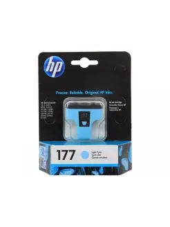 HP 177 Light Cyan светло-голубой C8774HE Hewlett-Packard 75786585 купить за 438 ₽ в интернет-магазине Wildberries