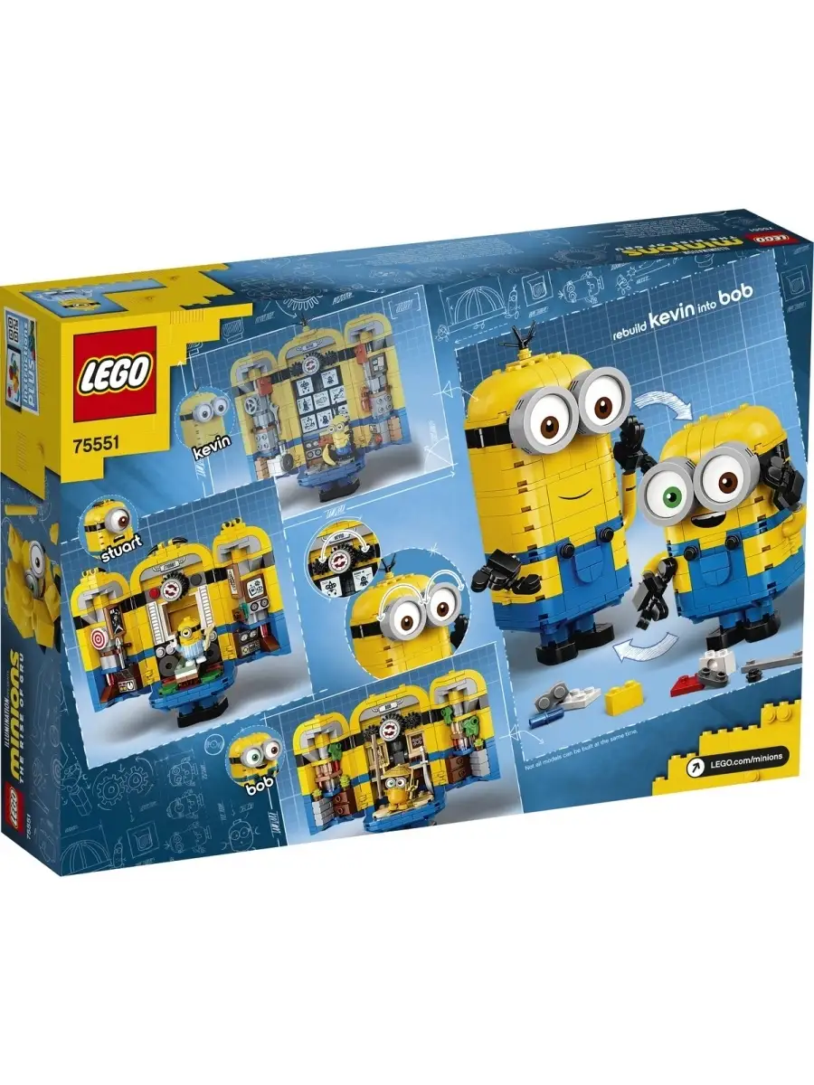 Конструктор LEGO Minions 75551 Фигурки миньонов и их дом LEGO 75794196  купить за 14 821 ₽ в интернет-магазине Wildberries