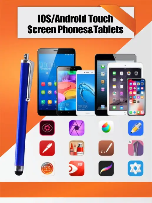 Mobicent Стилус для рисования, для телефона, планшета, синий, 4 шт, 4 шт, фото 5