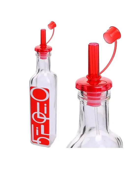Бутылки для масла с дозатором стеклянные набор - фото 8