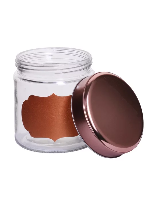 Банки для сыпучих продуктов стекло с крышкой набор 3 шт. - фото 11