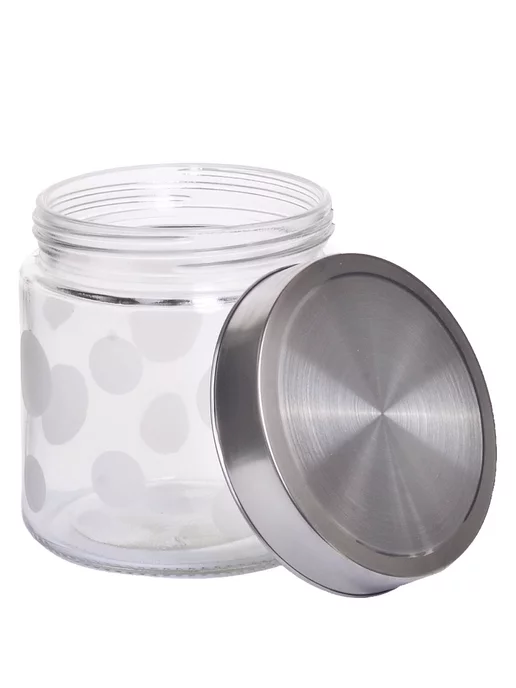 Банки для сыпучих продуктов стекло с крышкой набор 3 шт. - фото 11