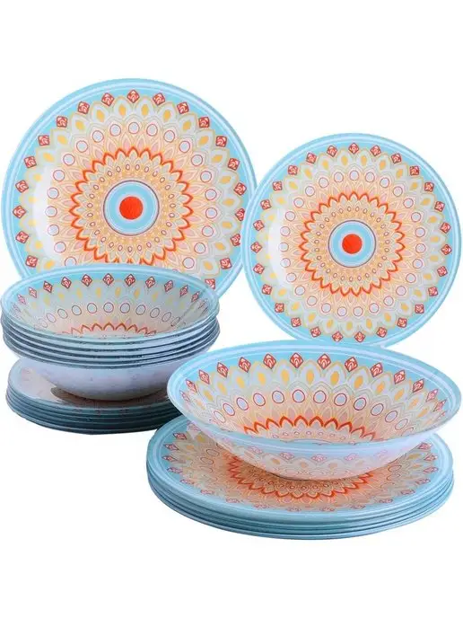 Тарелки набор посуды столовой на 6 персон - фото 7