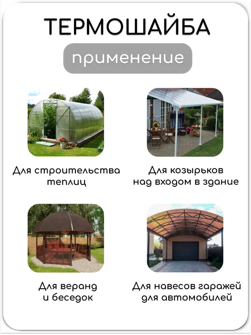 Сималенд Термошайба, белый, фото 6