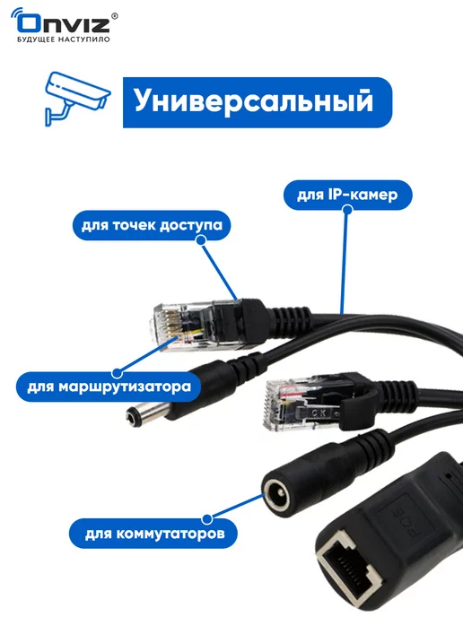 ONVIZ PoE инжектор Комплект передачи питания, вариант, фото 4