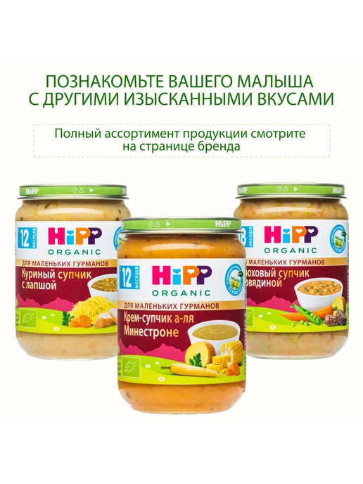 Hipp "Тыквенный крем-супчик", с 8 мес, 6х190г, 190 г, фото 7