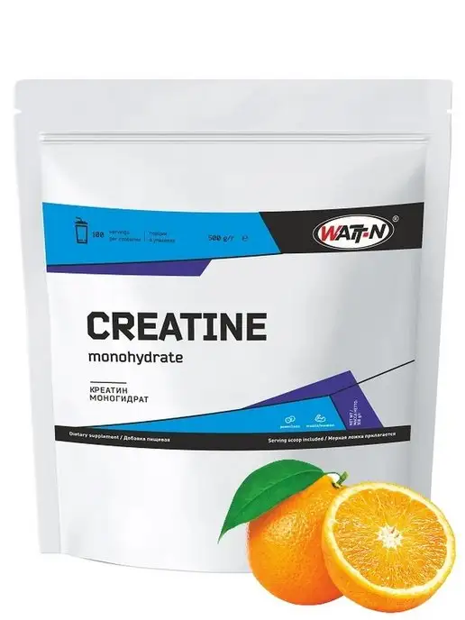 WATT NUTRITION Креатин моногидрат, 500 гр, апельсин, 500 г, фото 5