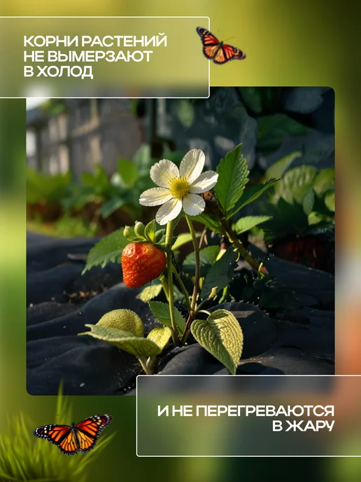 Greengo Материал мульчирующий, черный, фото 5
