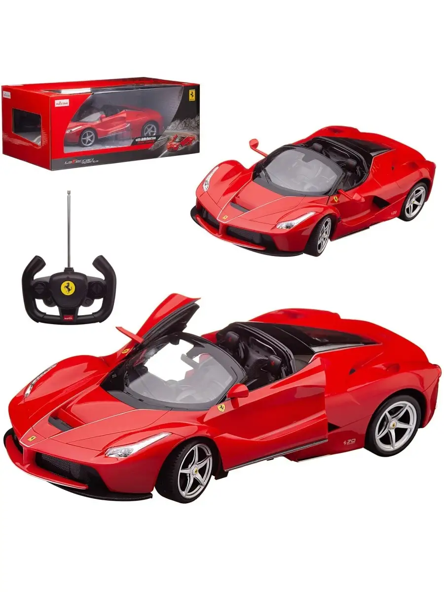 Машина р/у 1:14 Ferrari LaFerrari Aperta, цвет красный RASTAR 76135450  купить за 4 430 ₽ в интернет-магазине Wildberries