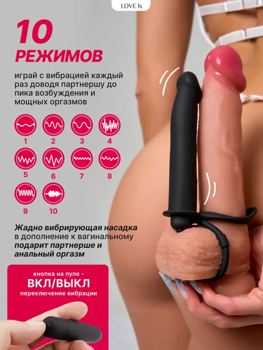 Love ls Товары для взрослых секс игрушки Насадка на член пенис 18+, черный, фото 6