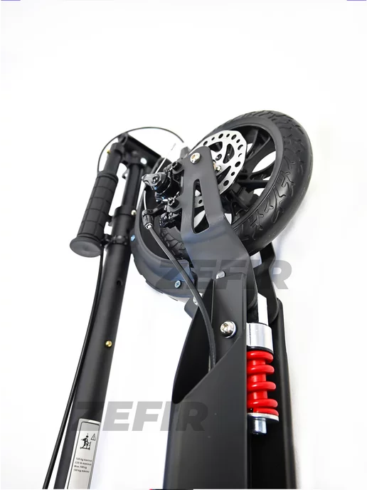 URBAN SCOOTER US Самокат городской двухколесный, черный, фото 8